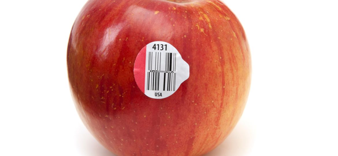 New GS1 DataBars (Bar Codes) on an Apple