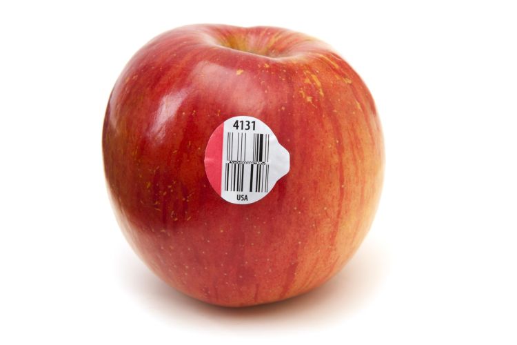 New GS1 DataBars (Bar Codes) on an Apple